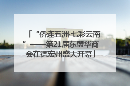 “侨连五洲·七彩云南”——第21届东盟华商会在德宏州盛大开幕
