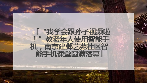 “我学会跟孙子视频啦！”教老年人使用智能手机，南京建邺艺苑社区智能手机课堂圆满落幕