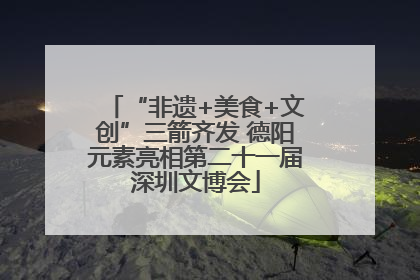 “非遗+美食+文创”三箭齐发 德阳元素亮相第二十一届深圳文博会