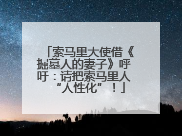 索马里大使借《掘墓人的妻子》呼吁：请把索马里人“人性化”！