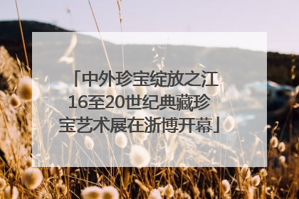 中外珍宝绽放之江 16至20世纪典藏珍宝艺术展在浙博开幕
