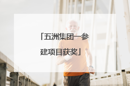 五洲集团一参建项目获奖