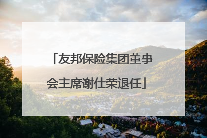 友邦保险集团董事会主席谢仕荣退任