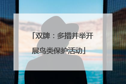 双牌：多措并举开展鸟类保护活动