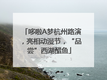 哆啦A梦杭州路演，亮相动漫节，“品尝”西湖醋鱼