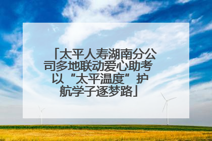 太平人寿湖南分公司多地联动爱心助考 以“太平温度”护航学子逐梦路