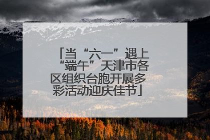 当“六一”遇上“端午”天津市各区组织台胞开展多彩活动迎庆佳节