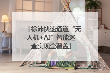 徐沛快速通道“无人机+AI”智能巡查实现全覆盖