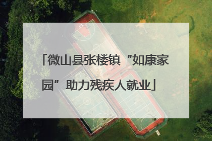 微山县张楼镇“如康家园”助力残疾人就业