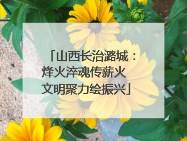 山西长治潞城：烽火淬魂传薪火 文明聚力绘振兴