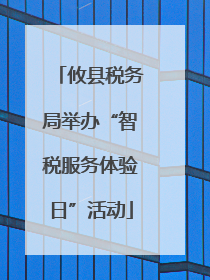 攸县税务局举办“智税服务体验日”活动
