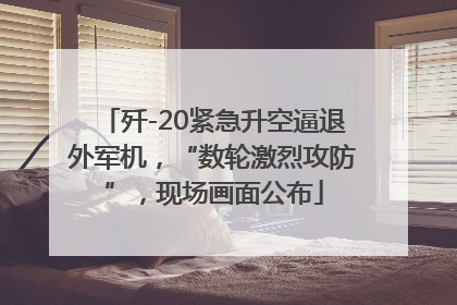 歼-20紧急升空逼退外军机，“数轮激烈攻防”，现场画面公布