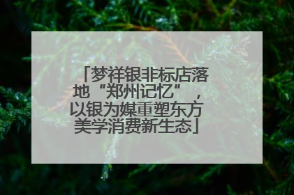 梦祥银非标店落地“郑州记忆”，以银为媒重塑东方美学消费新生态