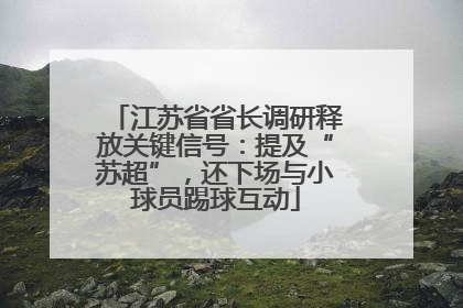 江苏省省长调研释放关键信号：提及“苏超”，还下场与小球员踢球互动