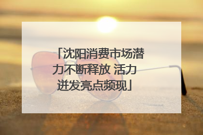 沈阳消费市场潜力不断释放 活力迸发亮点频现