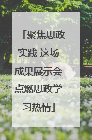 聚焦思政实践 这场成果展示会点燃思政学习热情