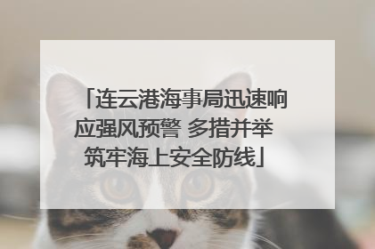 连云港海事局迅速响应强风预警 多措并举筑牢海上安全防线