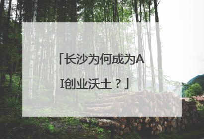 长沙为何成为AI创业沃土？
