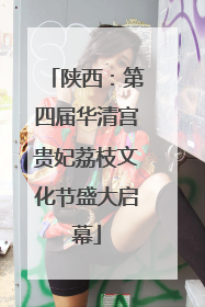 陕西：第四届华清宫贵妃荔枝文化节盛大启幕