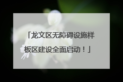 龙文区无障碍设施样板区建设全面启动！