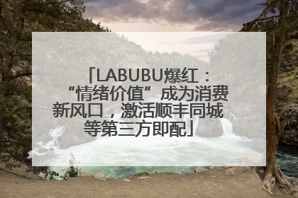 LABUBU爆红：“情绪价值”成为消费新风口，激活顺丰同城等第三方即配